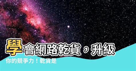 乾貨 意思|乾貨的解釋